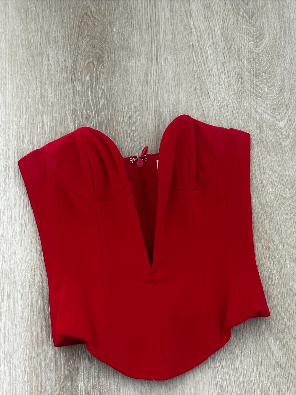 House of CB LYDIA Plunge Red Corset
